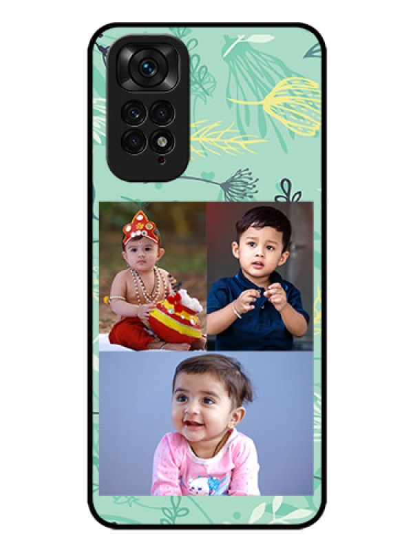 Custom Redmi Note 11 Photo Printing on Glass Case - Forever Family Design