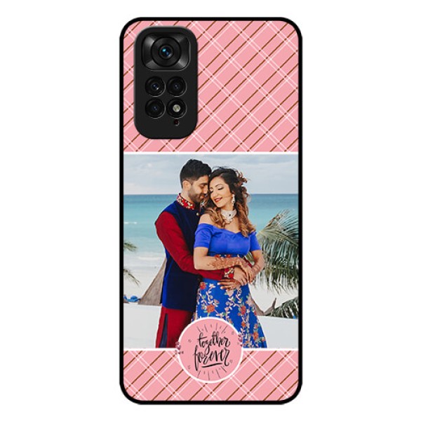 Redmi Note 11 Personalized Glass Phone Case - Together Forever Design Redmi Note 11 Personalized Glass Phone Case - Together Forever Design