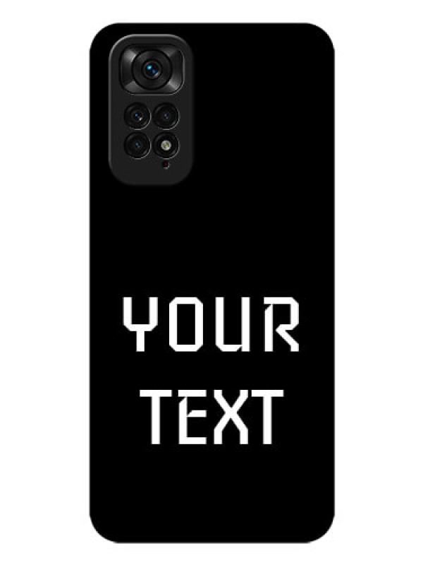 Custom Redmi Note 11 Your Name on Glass Phone Case