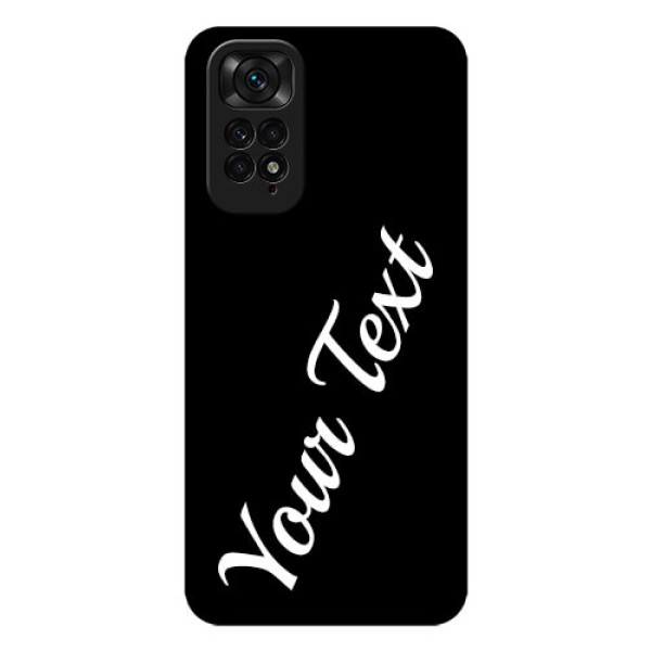 Redmi Note 11 Custom Glass Mobile Cover with Your Name