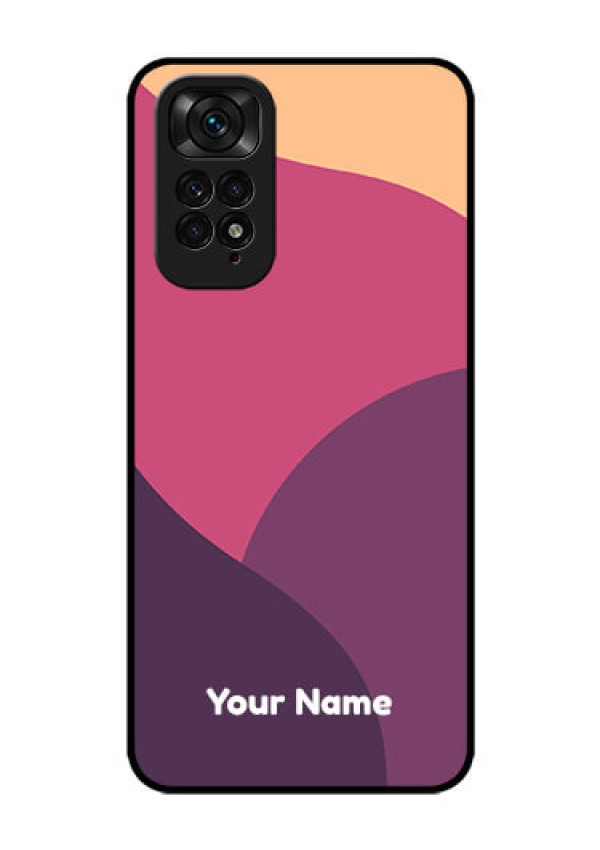 Xiaomi Redmi Note 11 Custom Glass Phone Case - Mixed Multi-colour abstract art Design