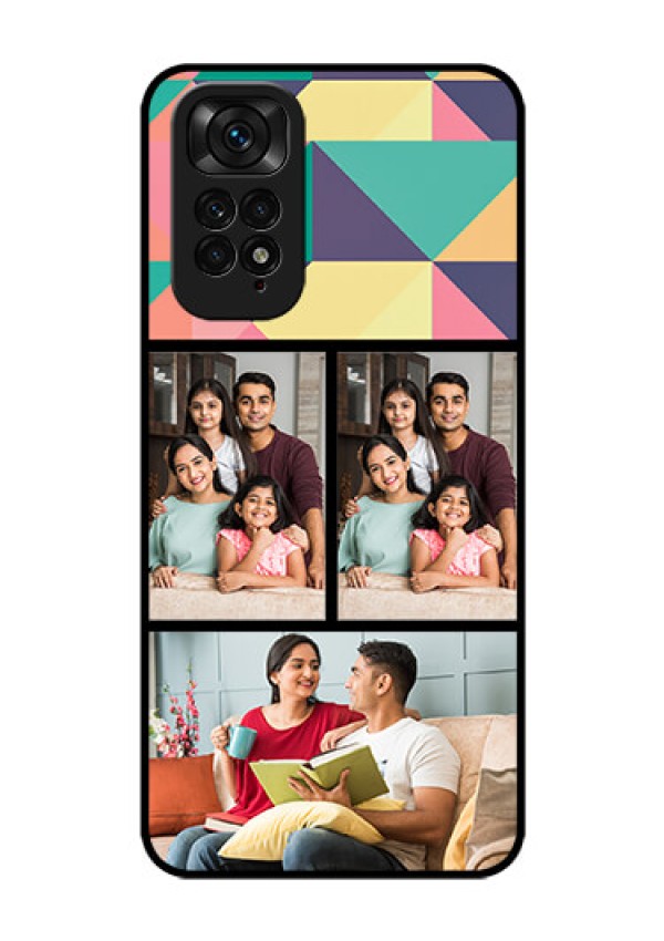 Redmi Note 11s Custom Glass Phone Case - Bulk Pic Upload Design