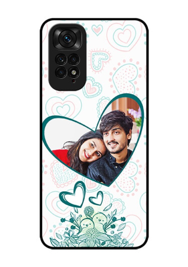 Redmi Note 11s Photo Printing on Glass Case - Premium Couple Design