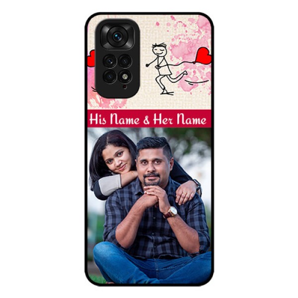 Redmi Note 11s Photo Printing on Glass Case - You and Me Case Design Redmi Note 11s Photo Printing on Glass Case - You and Me Case Design