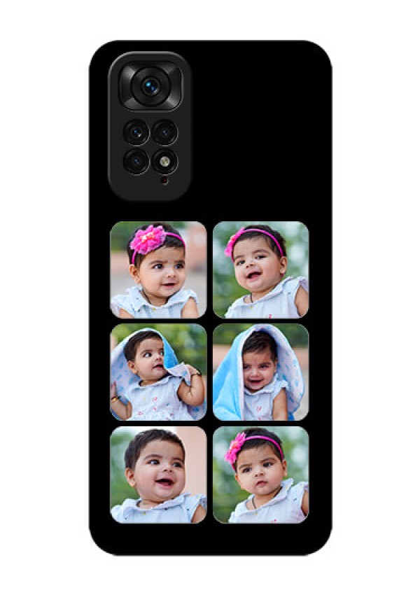 Redmi Note 11s Photo Printing on Glass Case - Multiple Pictures Design
