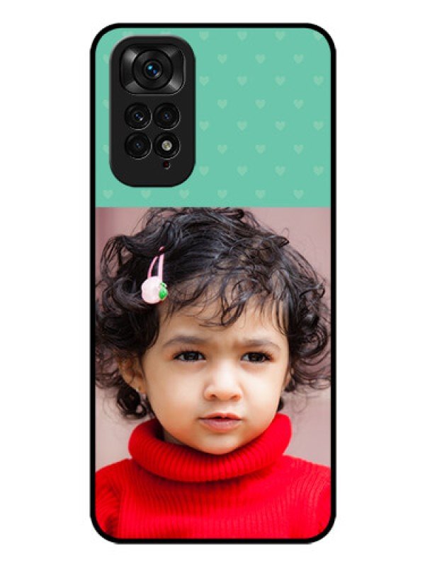 Custom Redmi Note 11s Custom Glass Phone Case - Lovers Picture Design