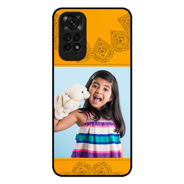 Redmi Note 11s Personalized Glass Phone Case - Photo Wedding Design