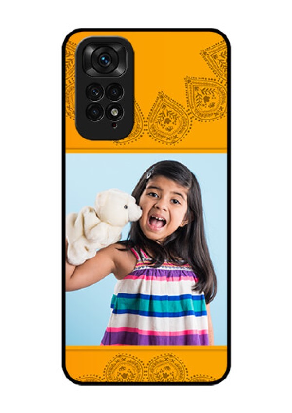 Redmi Note 11s Personalized Glass Phone Case - Photo Wedding Design