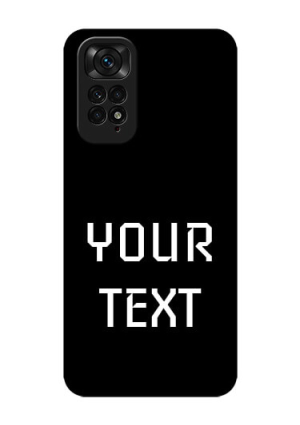 Redmi Note 11s Your Name on Glass Phone Case
