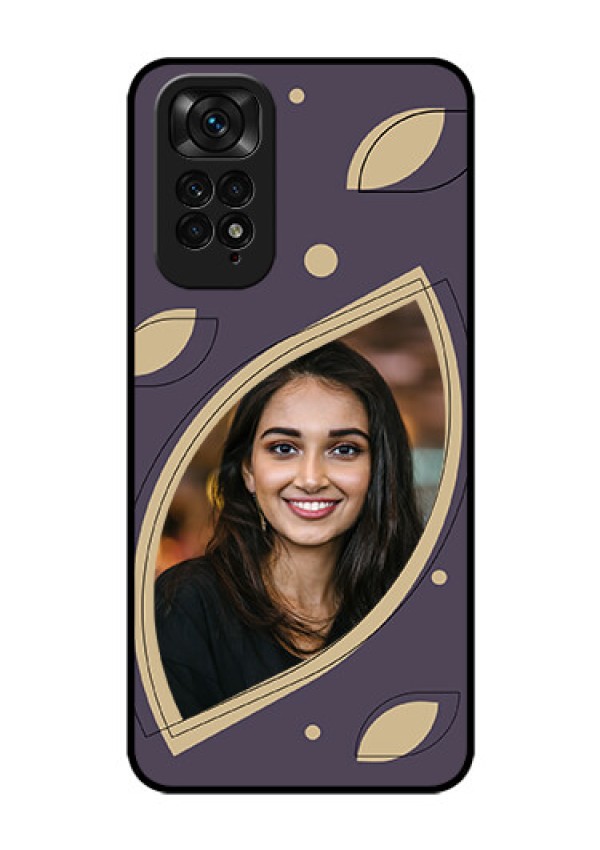 Xiaomi Redmi Note 11S Custom Glass Mobile Case - Falling Leaf Design