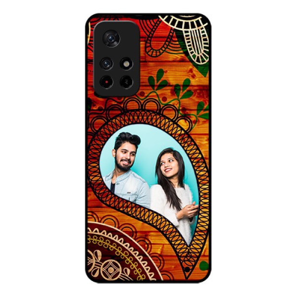 Redmi Note 11T 5g Personalized Glass Phone Case - Abstract Colorful Design Redmi Note 11T 5g Personalized Glass Phone Case - Abstract Colorful Design