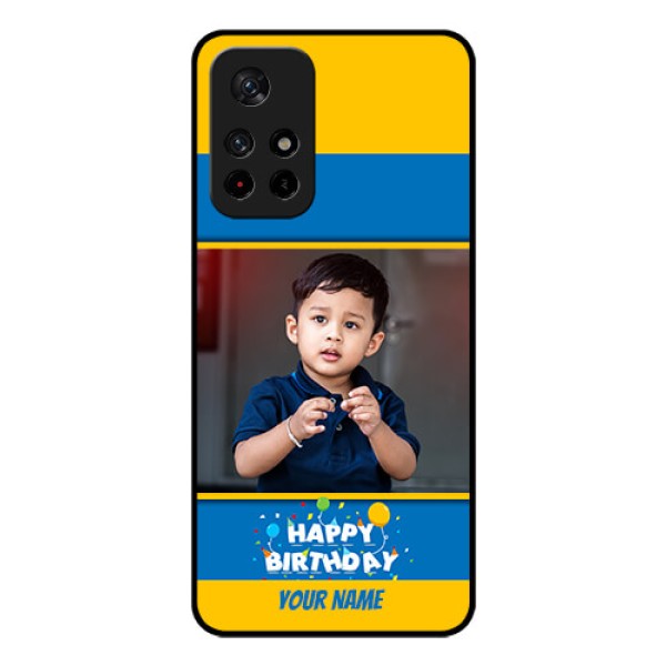 Redmi Note 11T 5g Custom Glass Mobile Case - Birthday Wishes Design Redmi Note 11T 5g Custom Glass Mobile Case - Birthday Wishes Design