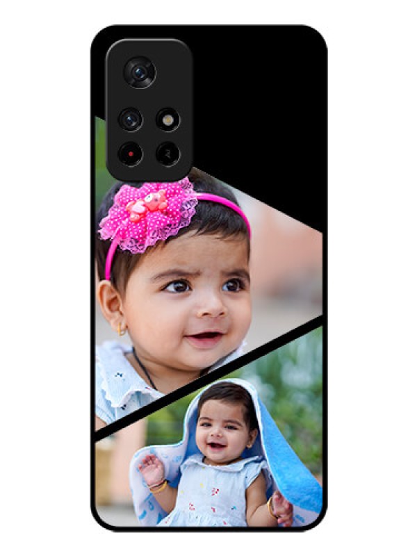 Custom Redmi Note 11T 5g Custom Glass Phone Case - Semi Cut Design