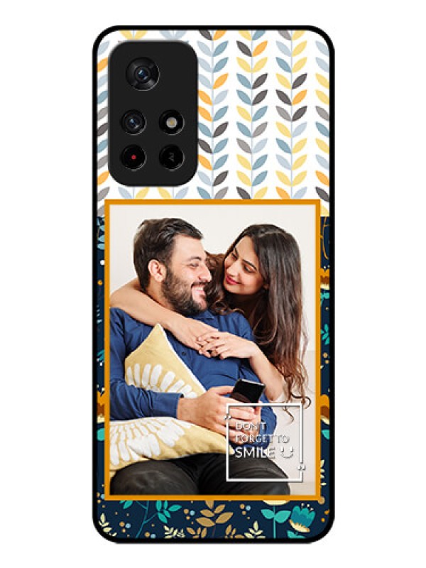 Custom Redmi Note 11T 5g Custom Glass Mobile Case - Pattern Design