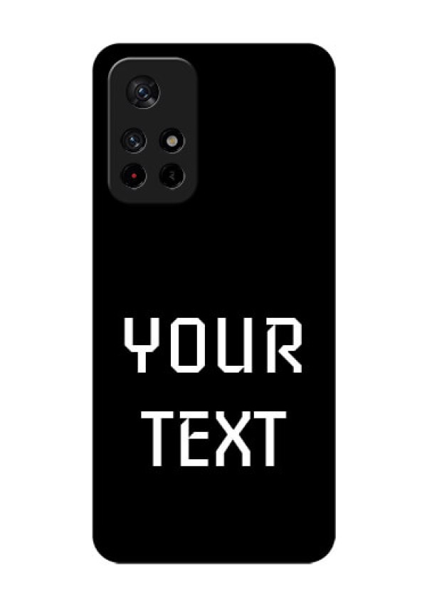 Redmi Note 11T 5g Your Name on Glass Phone Case