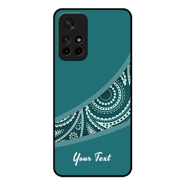 Xiaomi Redmi Note 11T 5G Photo Printing on Glass Case - semi visible floral Design Xiaomi Redmi Note 11T 5G Photo Printing on Glass Case - semi visible floral Design