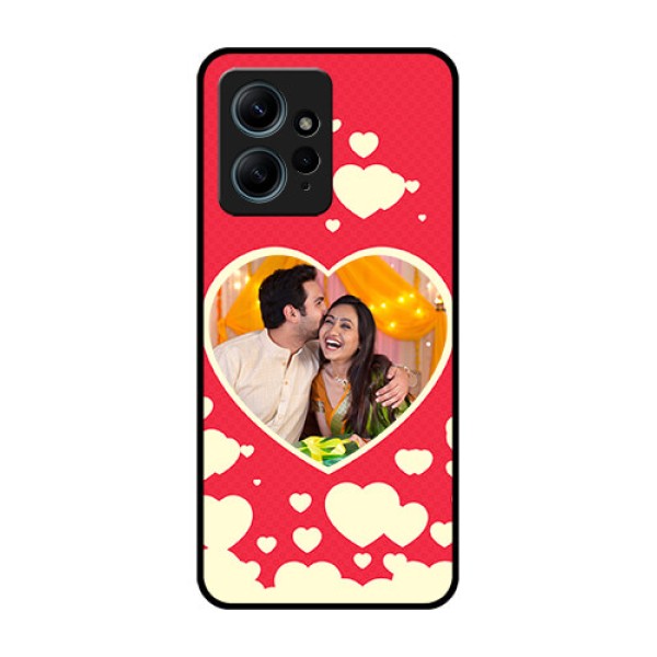 Redmi Note 12 4G Custom Glass Phone CaseLove Symbols Phone Cover Design Redmi Note 12 4G Custom Glass Phone CaseLove Symbols Phone Cover Design