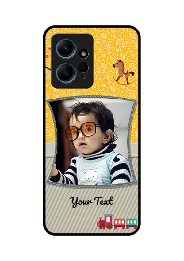 Redmi Note 12 4G Custom Glass Phone CaseBaby Picture Upload Design