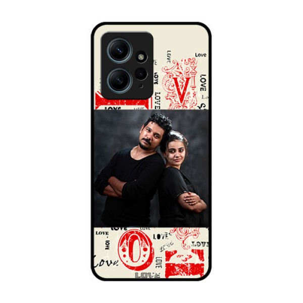 Redmi Note 12 4G Custom Glass Phone CaseTrendy Love Design Case Redmi Note 12 4G Custom Glass Phone CaseTrendy Love Design Case