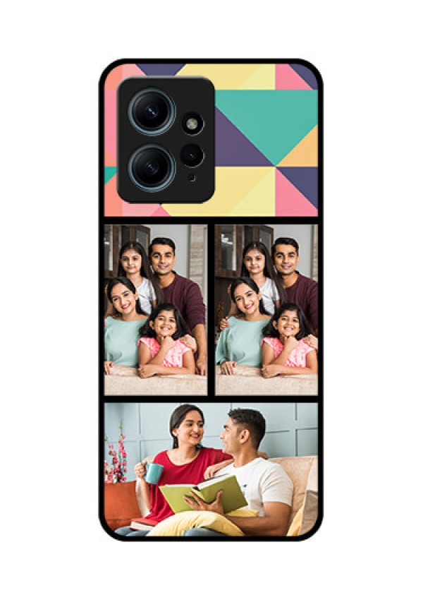 Redmi Note 12 4G Custom Glass Phone CaseBulk Pic Upload Design