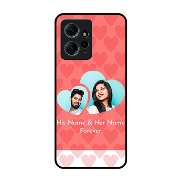 Redmi Note 12 4G Custom Glass Phone CaseCouple Pic Upload Design Redmi Note 12 4G Custom Glass Phone CaseCouple Pic Upload Design