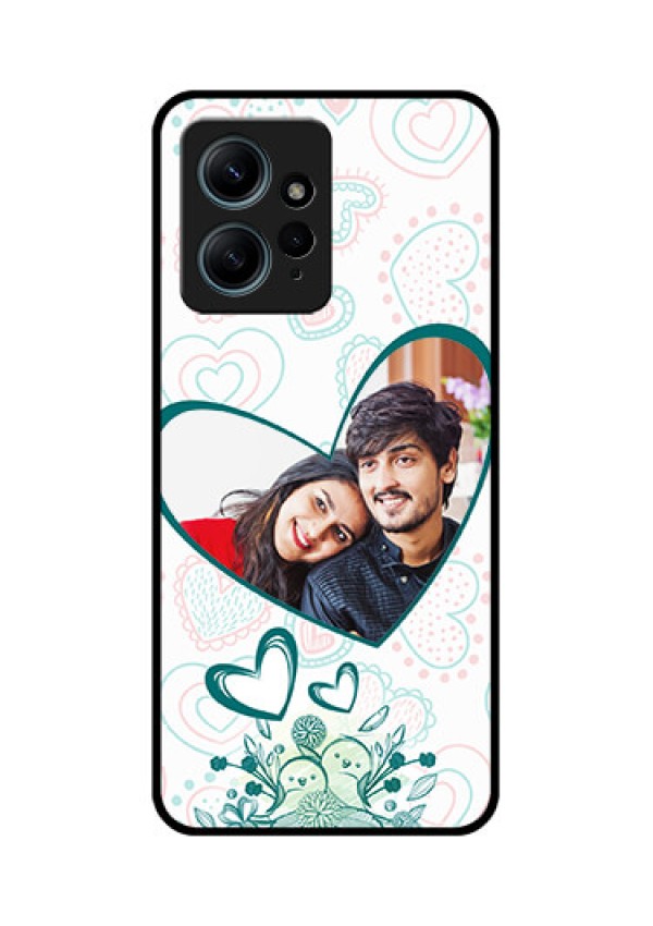 Redmi Note 12 4G Custom Glass Phone CasePremium Couple Design
