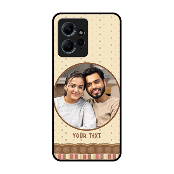 Redmi Note 12 4G Custom Glass Phone CaseBrown Dotted Mobile Case Design Redmi Note 12 4G Custom Glass Phone CaseBrown Dotted Mobile Case Design