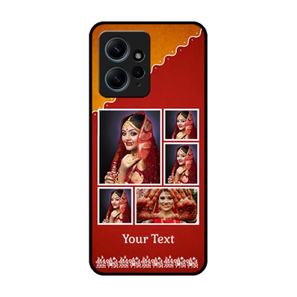 Redmi Note 12 4G Custom Glass Phone CaseWedding Pic Upload Design Redmi Note 12 4G Custom Glass Phone CaseWedding Pic Upload Design
