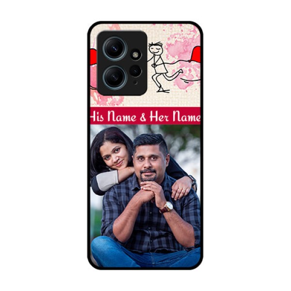 Redmi Note 12 4G Custom Glass Phone CaseYou And Me Case Design Redmi Note 12 4G Custom Glass Phone CaseYou And Me Case Design