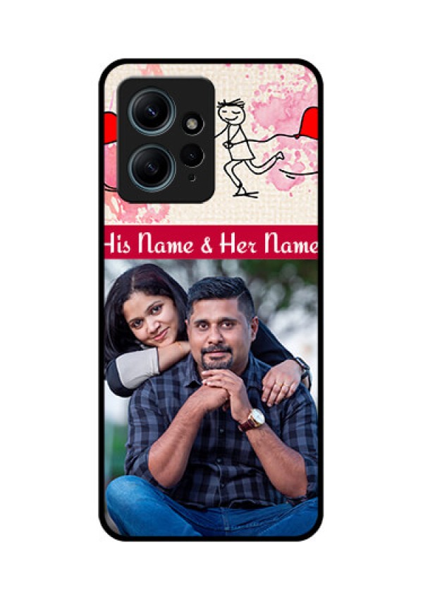 Redmi Note 12 4G Custom Glass Phone CaseYou And Me Case Design