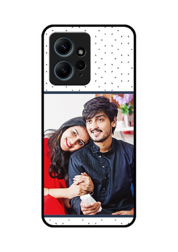 Redmi Note 12 4G Custom Glass Phone CasePremium Dot Design