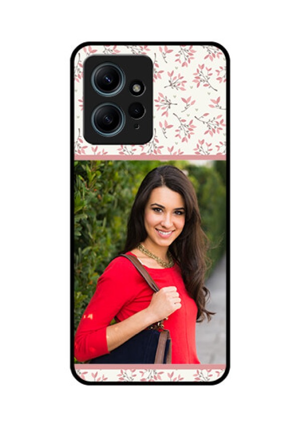 Redmi Note 12 4G Custom Glass Phone CaseStunning Floral Design