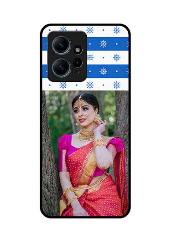 Redmi Note 12 4G Custom Glass Phone CaseSnow Pattern Design
