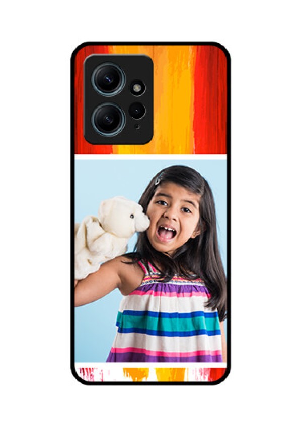 Redmi Note 12 4G Custom Glass Phone CaseMulti Color Design