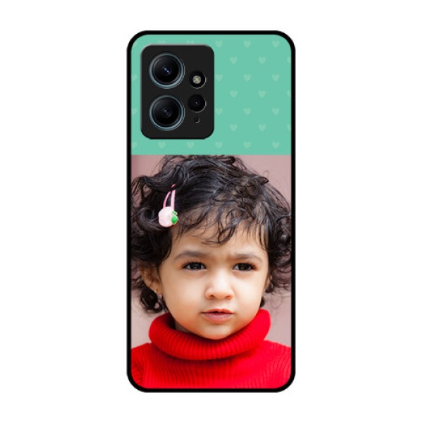 Redmi Note 12 4G Custom Glass Phone CaseLovers Picture Design