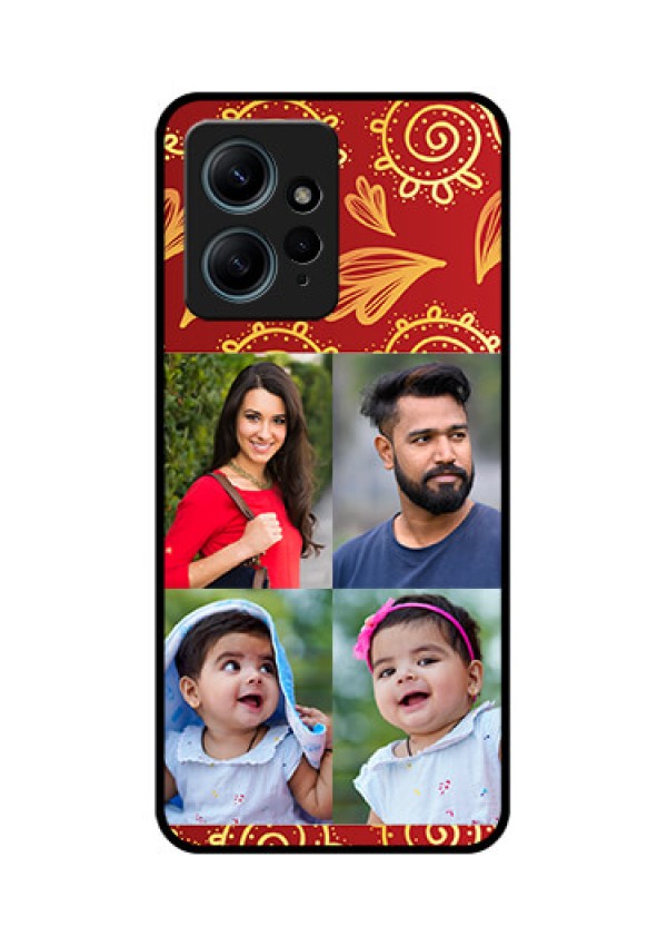 Redmi Note 12 4G Custom Glass Phone Case4 Image Traditional Design