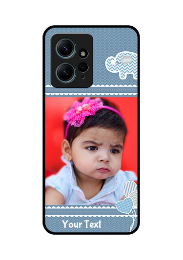 Redmi Note 12 4G Custom Glass Phone CaseWith Kids Pattern Design