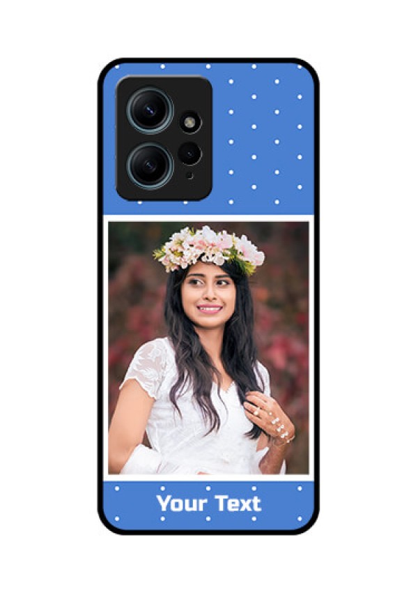 Redmi Note 12 4G Custom Glass Phone CasePolka Dots Design