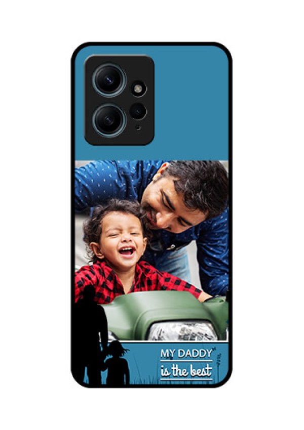 Redmi Note 12 4G Custom Glass Phone CaseBest Dad Design