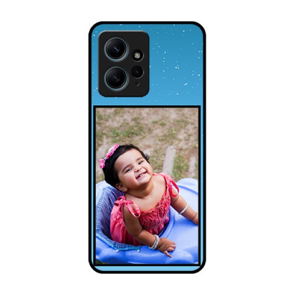 Redmi Note 12 4G Custom Glass Phone CaseWave Pattern Colorful Design