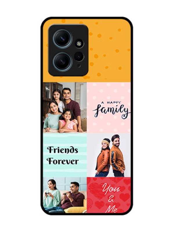 Custom Redmi Note 12 4G Custom Glass Phone CaseImages With Quotes Design