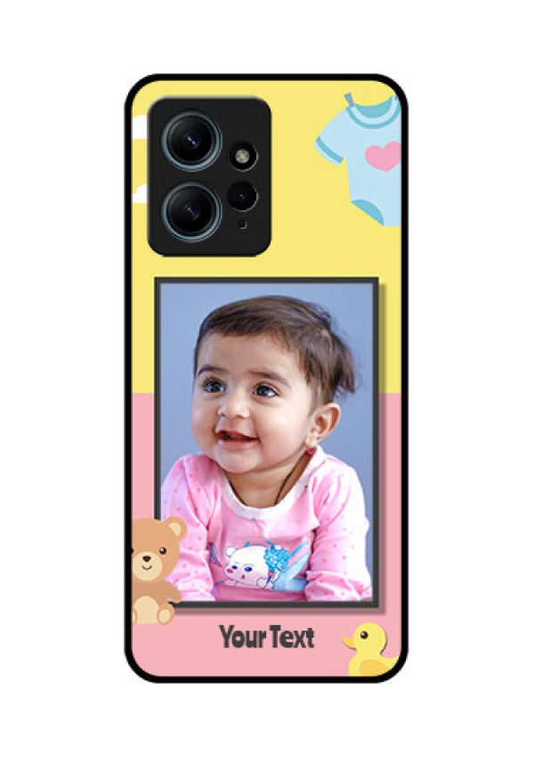 Redmi Note 12 4G Custom Glass Phone CaseKids 2 Color Design
