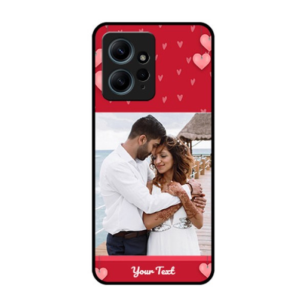 Redmi Note 12 4G Custom Glass Phone CaseValentines Day Design