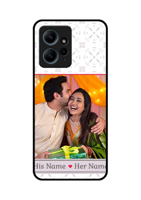 Redmi Note 12 4G Custom Glass Phone CaseWith Photo And Ethnic Design