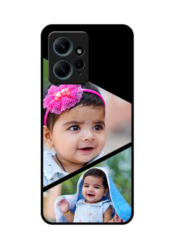 Redmi Note 12 4G Custom Glass Phone CaseSemi Cut Design