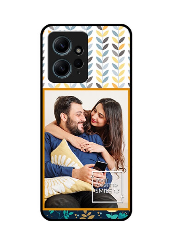 Redmi Note 12 4G Custom Glass Phone CasePattern Design