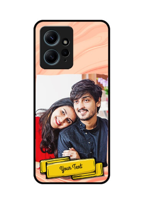 Redmi Note 12 4G Custom Glass Phone CaseMarble Texture Design