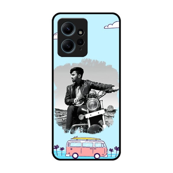 Redmi Note 12 4G Custom Glass Phone CaseTravel and Adventure Design