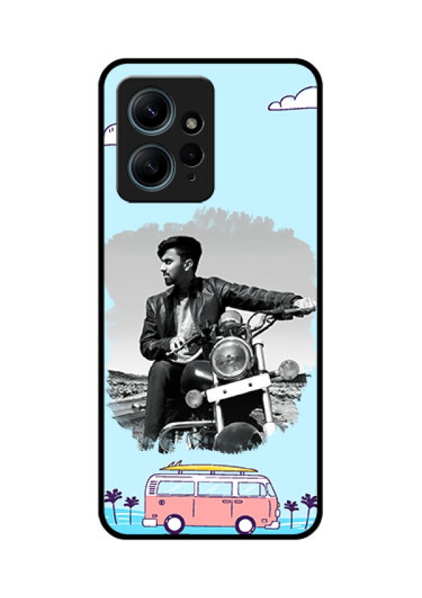 Redmi Note 12 4G Custom Glass Phone CaseTravel and Adventure Design