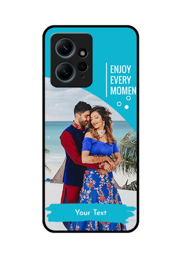 Redmi Note 12 4G Custom Glass Phone CaseHappy Moment Design